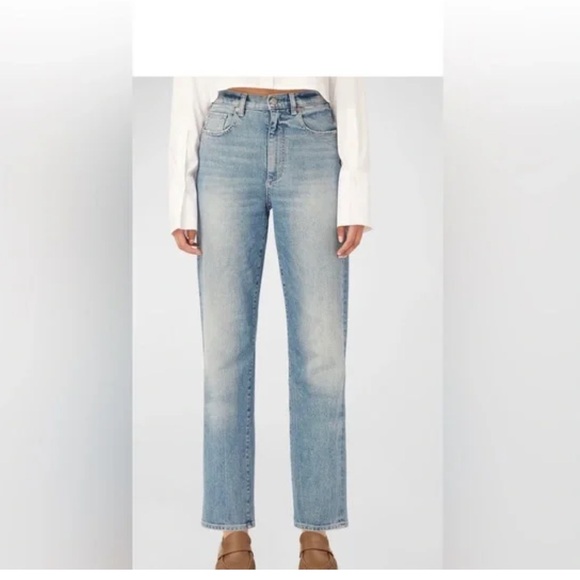 DL 1961 Endor’s cigarette 29 ultra high rise nwt  Dark Blue Straight Jeans - Picture 1 of 2